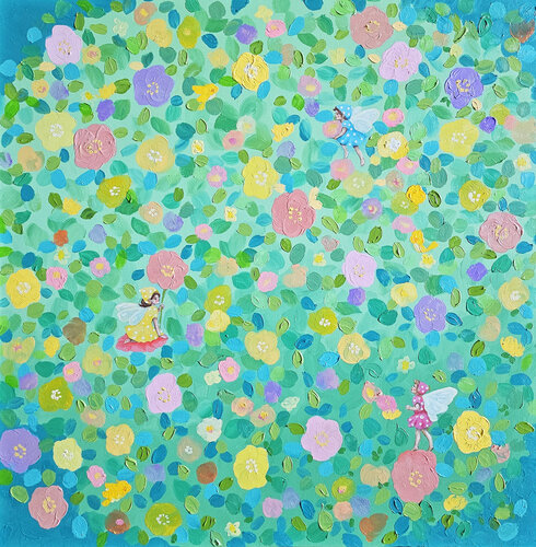 Always Spring van Eury (Yeahgean) Kim, Schilderij te koop op Singulart