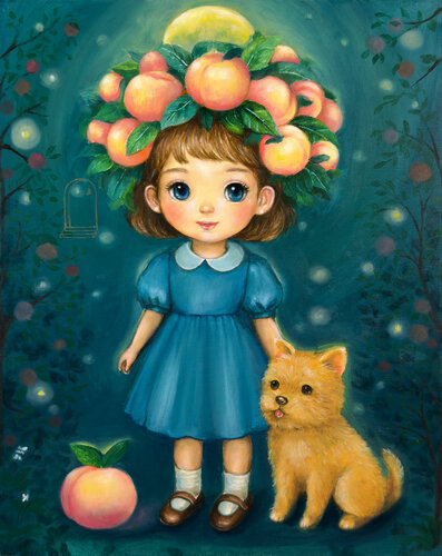 Garden Led by Light di Eury (Yeahgean) Kim, Pittura in vendita su Singulart