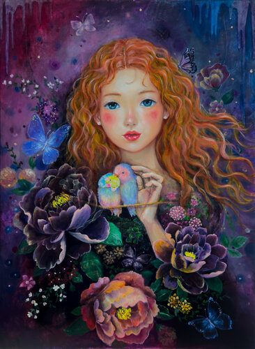 Secret garden di Eury (Yeahgean) Kim, Pittura in vendita su Singulart