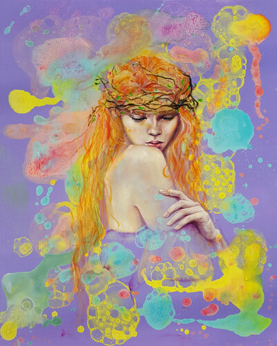 She belongs to the forest van Eury (Yeahgean) Kim, Schilderij te koop op Singulart