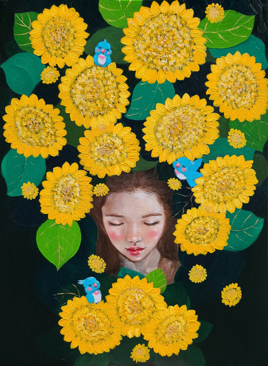 Manifestation: Sunflower girl Eury (Yeahgean) Kim