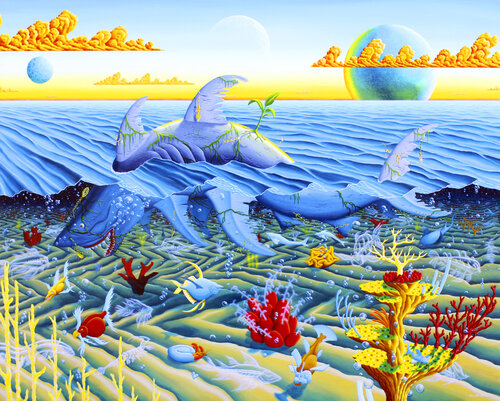 Squale van Camille Adra, Schilderij te koop op Singulart