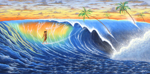 Glisse divine par Camille Adra, Peinture en vente sur Singulart