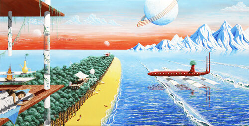 Aube d'argent de Camille Adra, Pintura a la venta en Singulart