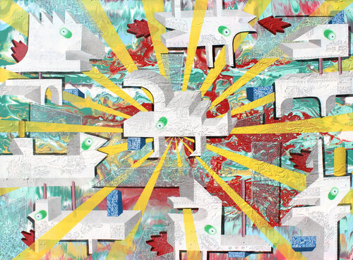 Radiance by Camille Adra, 회화 for Sale on Singulart