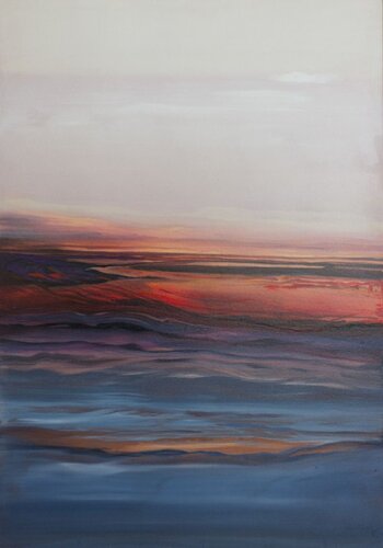 Sonnenuntergang am Meer par Wulf Reinshagen, Peinture en vente sur Singulart