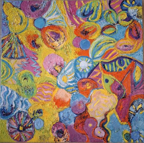 Hulabaloo by Kateriina Hozjajenok, Painting for Sale on Singulart
