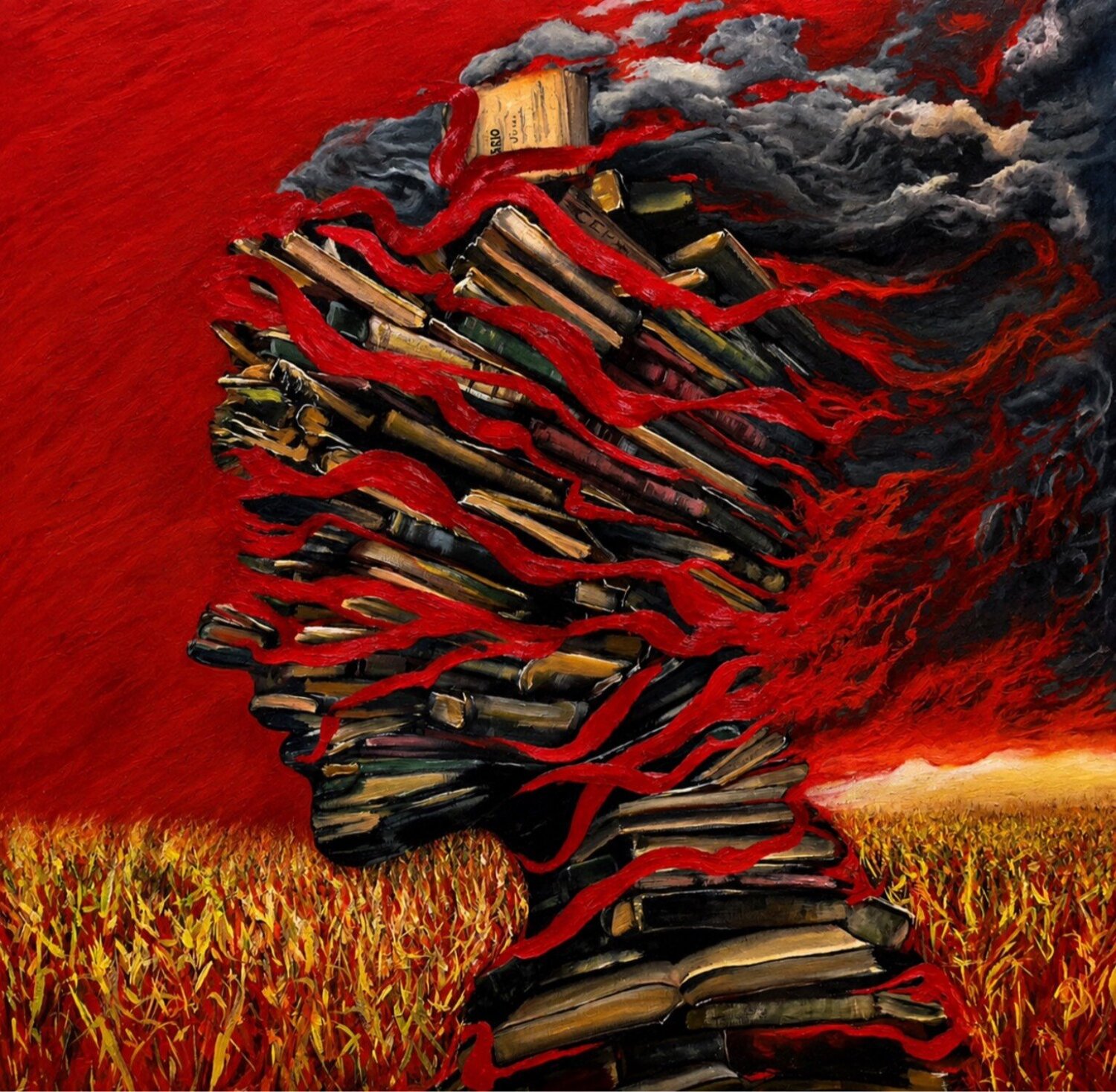 WORDS ABLAZE Elena Shaura Pintura original en venta