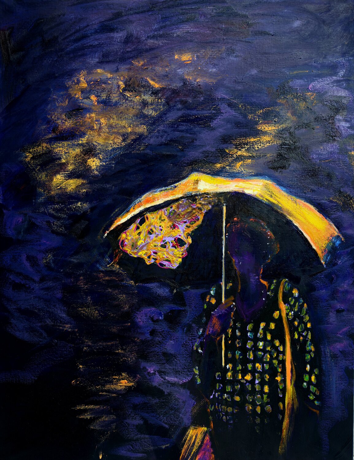 IN THE AFTERGLOW Elena Shaura Original painting for sale