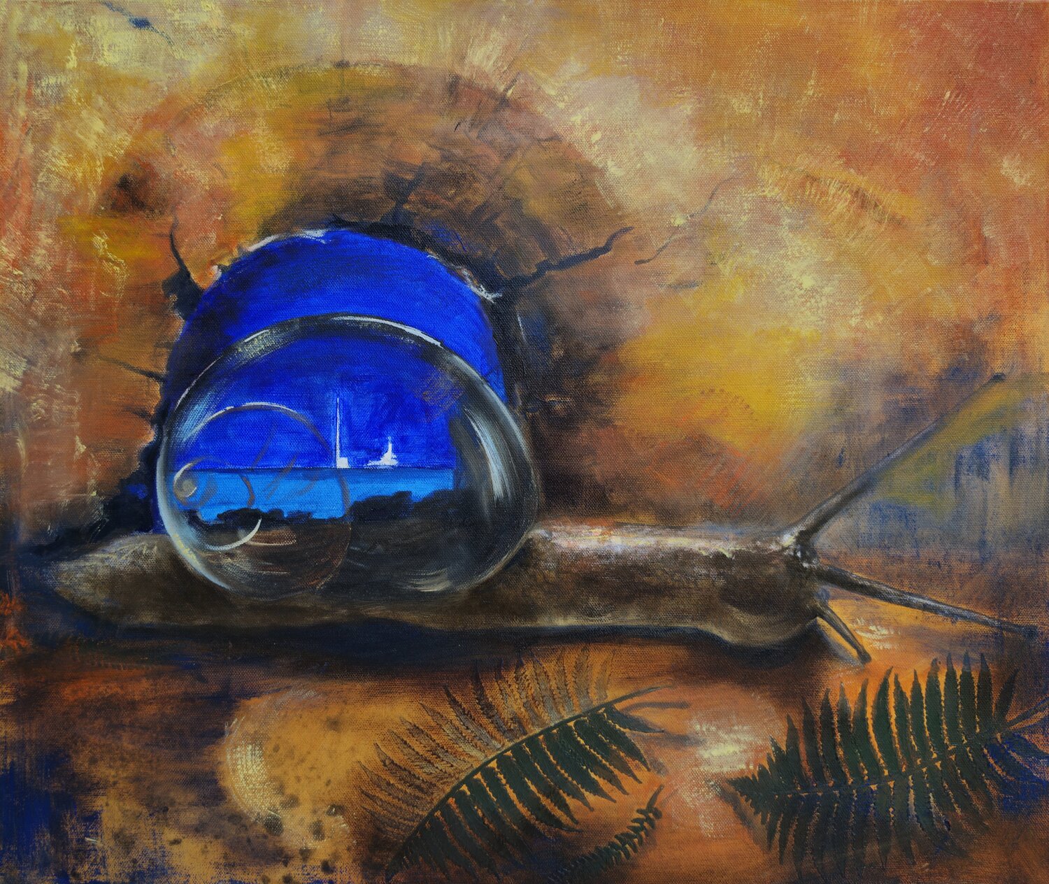 MOISTURE ACROSS DROUGHT Elena Shaura Origineel schilderij te koop