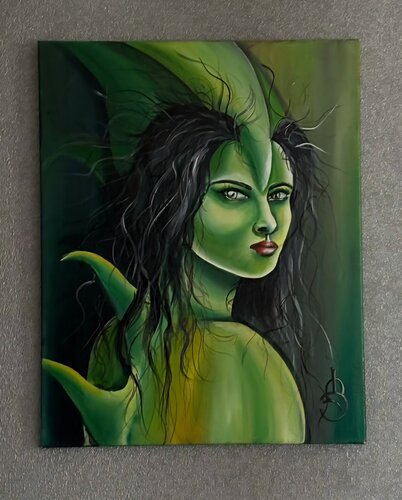 Madam Lizard de Lasha Kikvadze, Pintura a la venta en Singulart