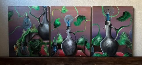 The Invisible Thread de Lasha Kikvadze, Pintura a la venta en Singulart