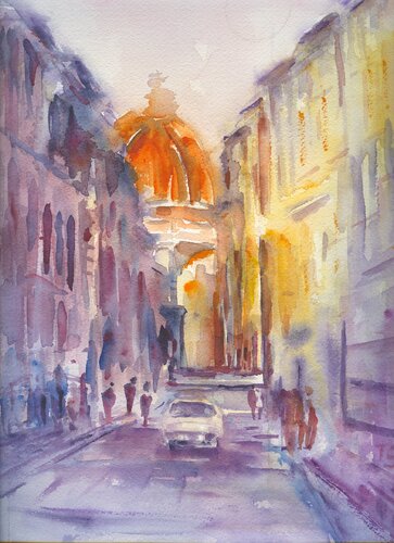 In Florence de Tamara Selyangina, Pintura a la venta en Singulart