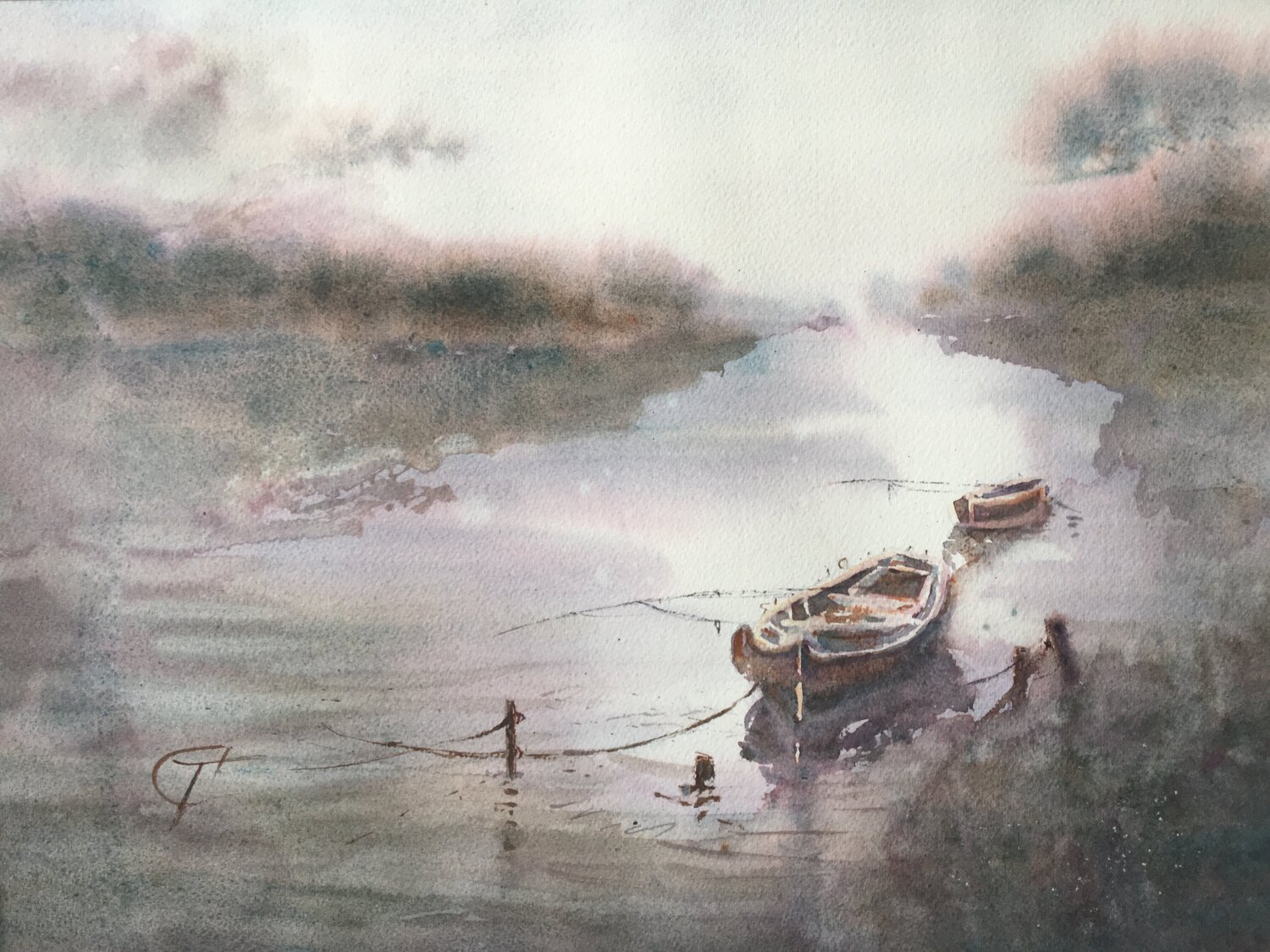 Quiet Moment Tamara Selyangina Pintura original en venta