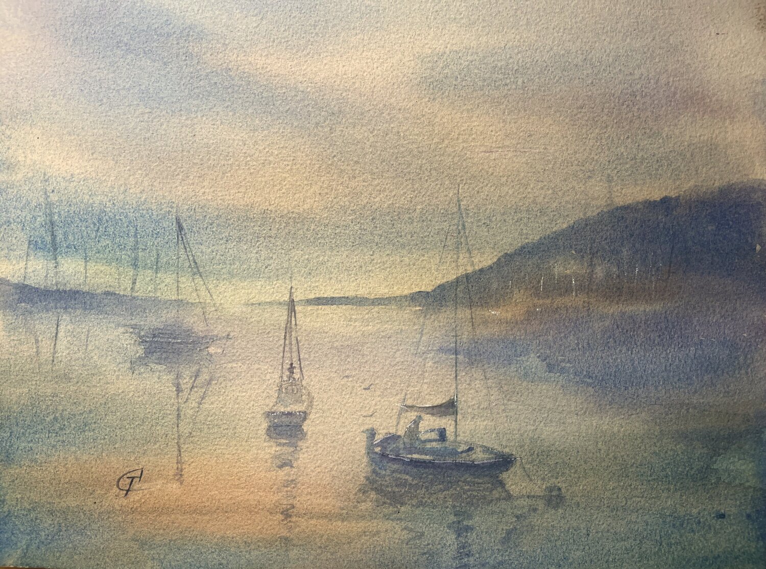 Misty Anchorage Tamara Selyangina Pintura original en venta