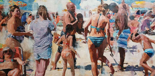 Der Tag am Meer von B. Fischer, Malerei kaufen auf Singulart