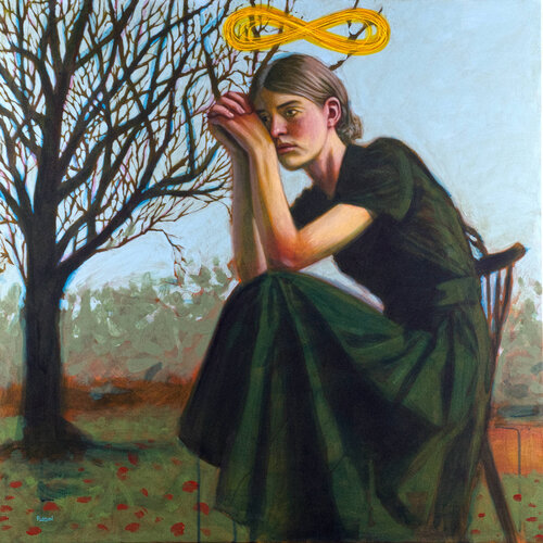 La pensadora by Krister Flodin, Painting for Sale on Singulart