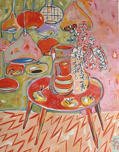 Linie und Vibration VI de Kristin Weyell, Pintura a la venta en Singulart