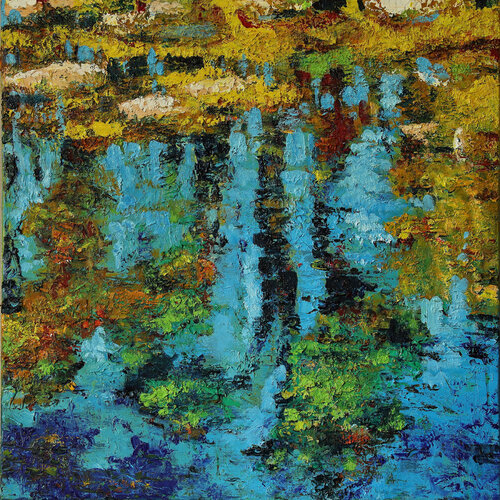 Hidden Spaces – Water par Song Chen, Peinture en vente sur Singulart