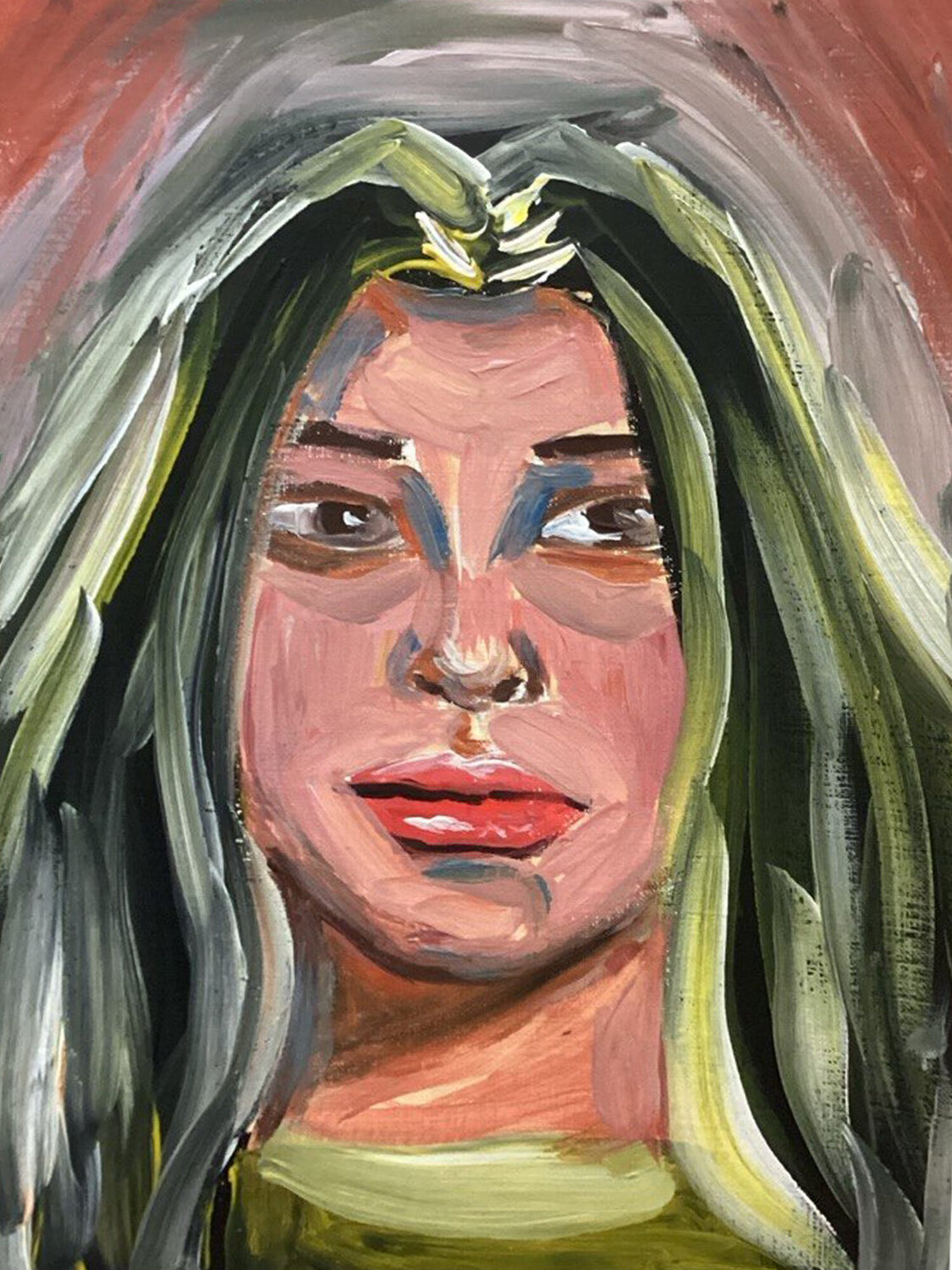 Woman Mariia Voinova Original painting for sale