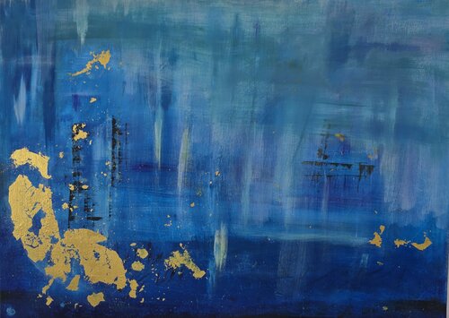 Blue ocean di Elena Cantagalli, Pittura in vendita su Singulart