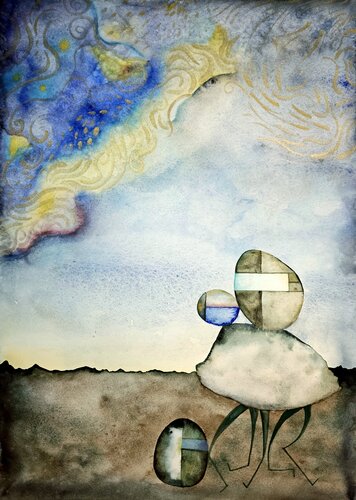 Architetture 230126 by Arcangelo Di Donato, Work on Paper for Sale on Singulart