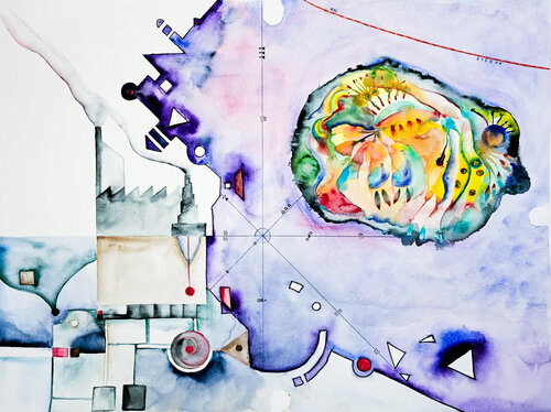 HSL 211206 by Arcangelo Di Donato, Work on Paper for Sale on Singulart