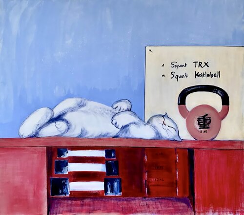 Perspicace (Trop lourd) by Jie Wang, 絵画 for Sale on Singulart