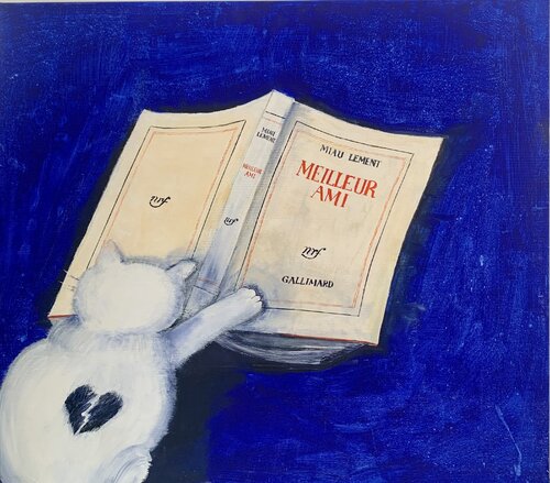 Perspicace (Meilleur ami) by Jie Wang, Painting for Sale on Singulart