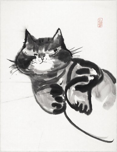 Perspicace (LOVE U) di Jie Wang, Opera su carta in vendita su Singulart