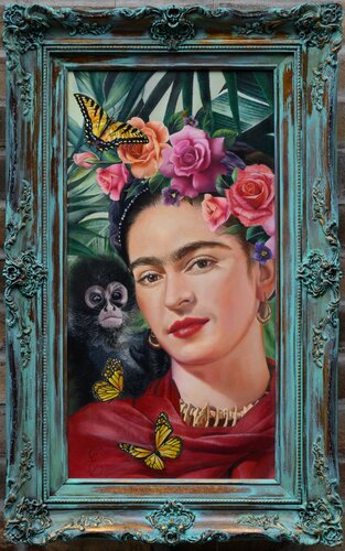 Beautiful Frida par Eric Machado, Peinture en vente sur Singulart