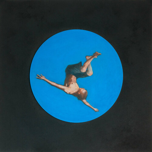 Summer Blue Dot-3 di Nata Zaikina, Pittura in vendita su Singulart