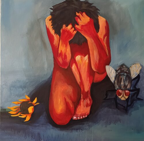 Survival mode II von Mehreen Hashmi, Malerei kaufen auf Singulart