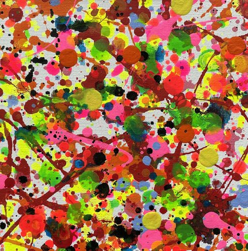 P011 Little style Pollock by Garay Studio, Painting for Sale on Singulart