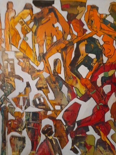 IMAGINE N°4 La Ronde des Danseurs von Louis Leray, Malerei kaufen auf Singulart