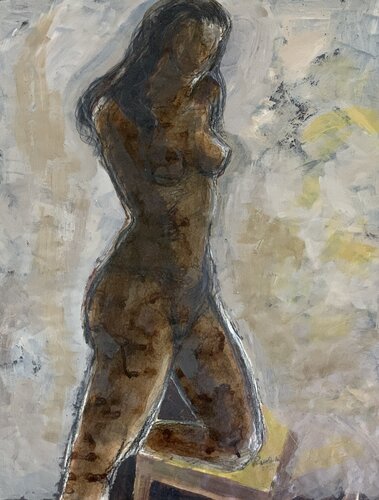 Waiting FOR you van Raja Oshi, Tekening te koop op Singulart