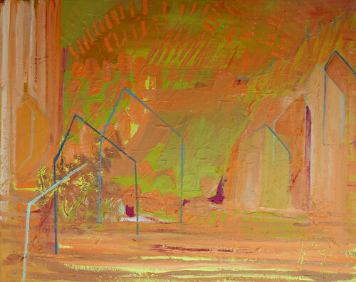 Repetition II (Houses by the Harbour) Antonia Glynne Jones