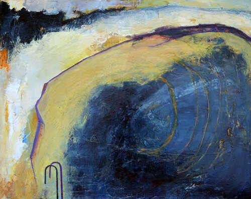 Sea Pool VI, with Ripples von Antonia Glynne Jones, Malerei kaufen auf Singulart