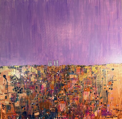 Madrid nuit by Francisco Pou, Painting for Sale on Singulart