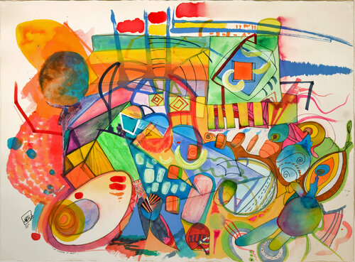 Treasure Map for Dreamers 1 di Teo Sirio Sica, Opera su carta in vendita su Singulart