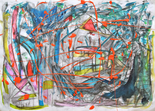 “ZEN STORM” (Collection) No.6 par Teo Sirio Sica, Dessin en vente sur Singulart