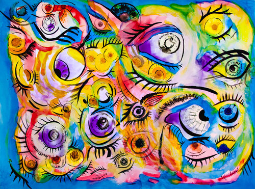 Eye Am Youniverse by Teo Sirio Sica, Work on Paper for Sale on Singulart