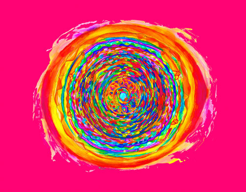 The flag of the United States of Human-kindness Teo Sirio Sica