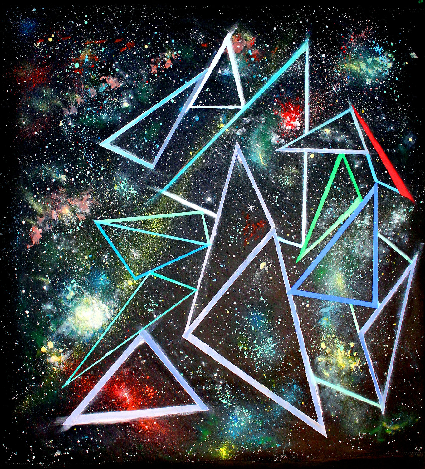 My father's Star Charts 1 Teo Sirio Sica Originalgemälde zu verkaufen
