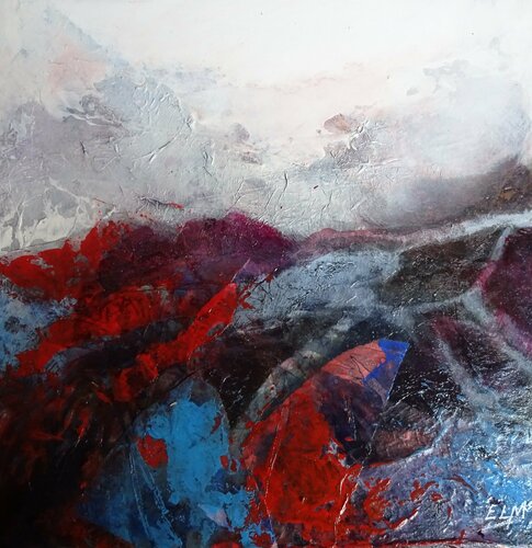 carré 4 par Elma Sanchez Le Meur, Peinture en vente sur Singulart