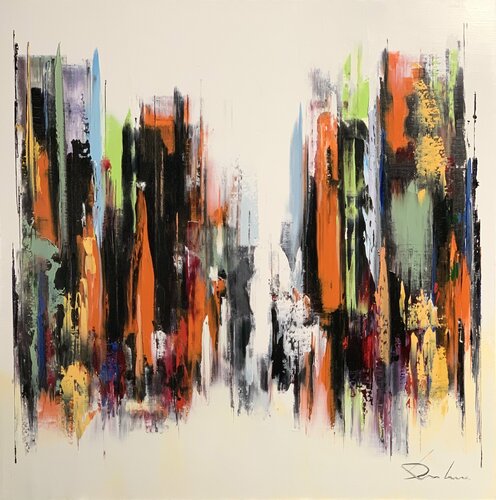 ORANGE FUSION von Richard Dubure, Malerei kaufen auf Singulart