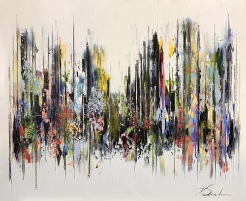 TRAITS D'ILLUSION van Richard Dubure, Schilderij te koop op Singulart