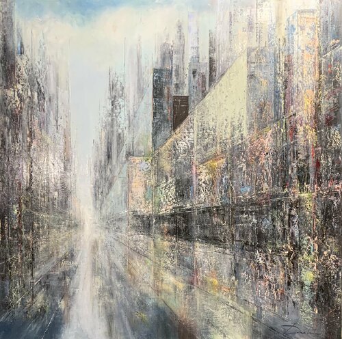 PARIS - NEW YORK von Richard Dubure, Malerei kaufen auf Singulart