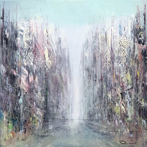 COVID STREET von Richard Dubure, Malerei kaufen auf Singulart