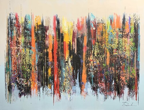 LES RIDEAUX DE FEUX von Richard Dubure, Malerei kaufen auf Singulart